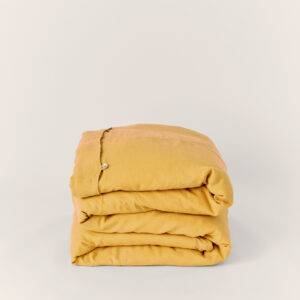 DUVET LINHO MOSTARDA