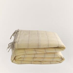 KIT MADRAS ALGODÃO AMARELO